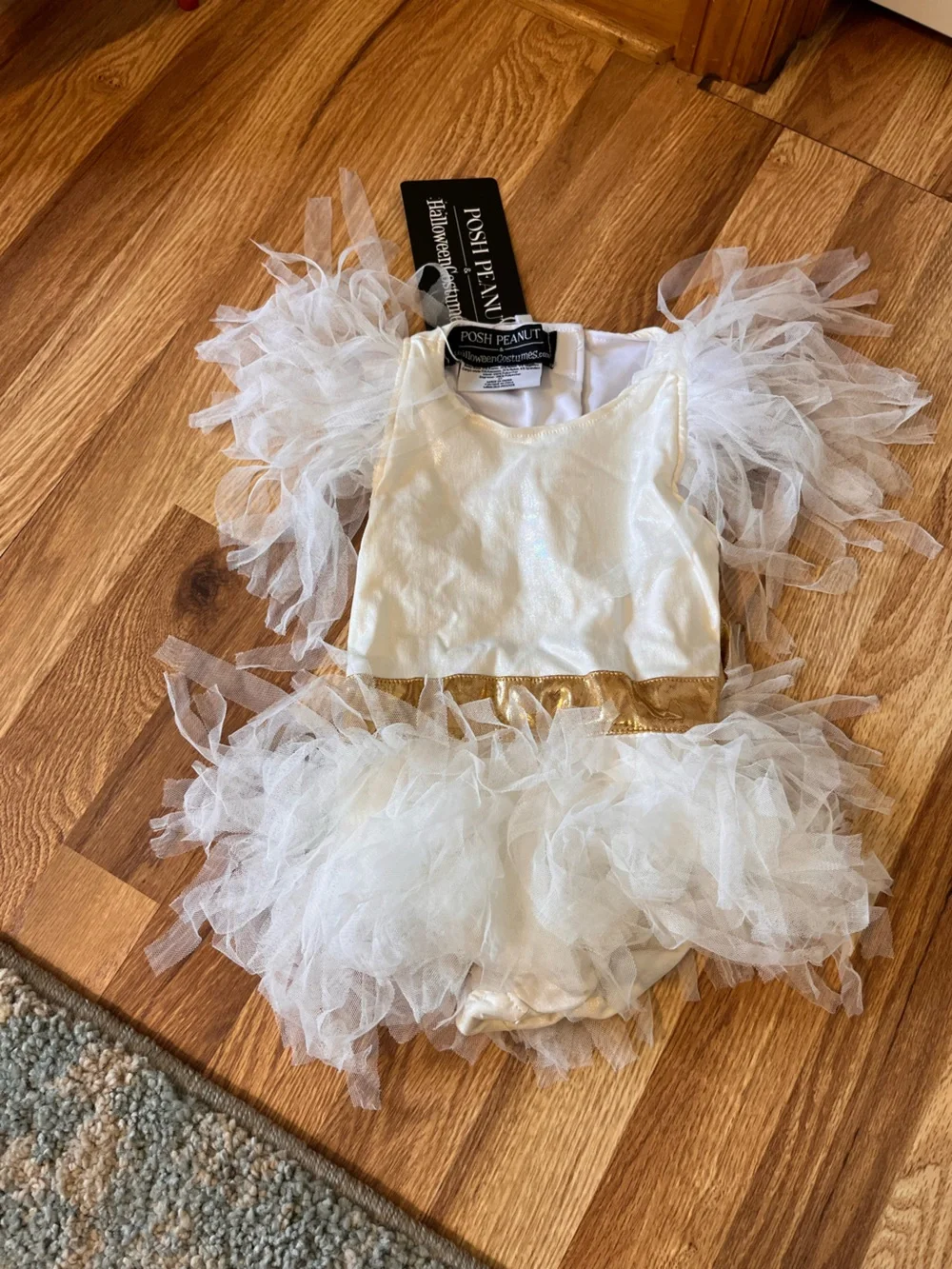 Posh Peanut Odet Swan Costume Size 2T NWT